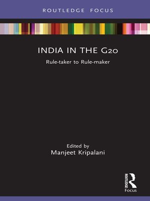 cover image of India in the G20